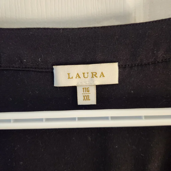 Laura Ruffled Button Front Tshirt - Picture 2 of 5